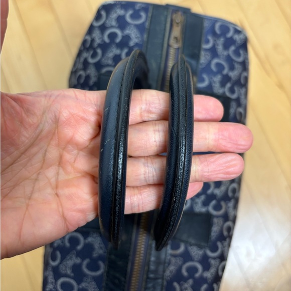 Celine Navy and Black Patterned Tote - Picture 3 of 16